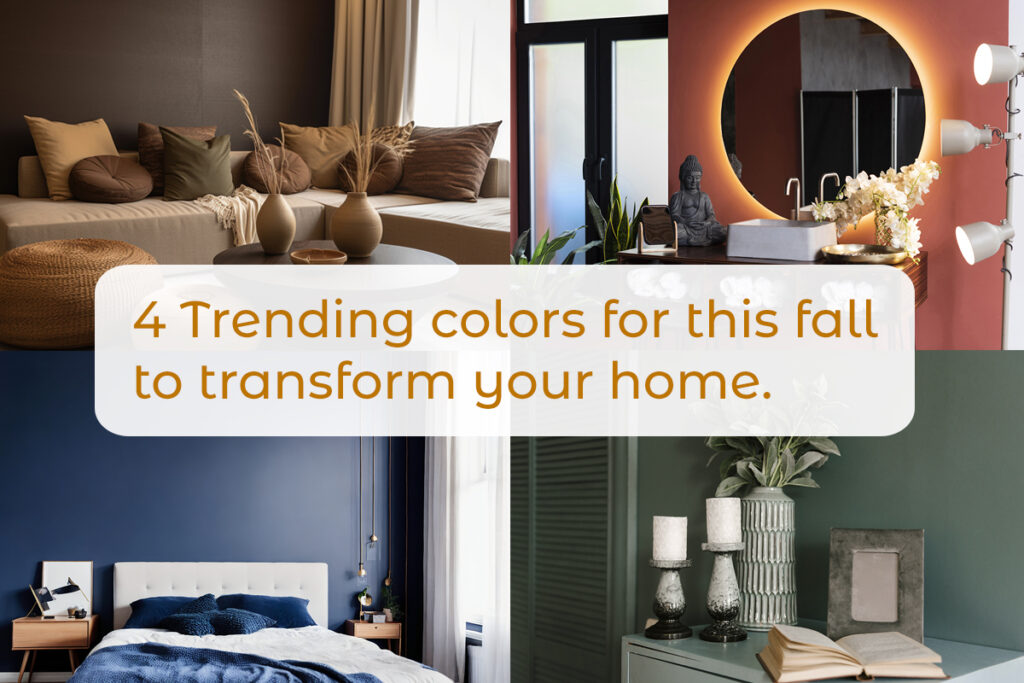 Trending colors for this fall to transform your home